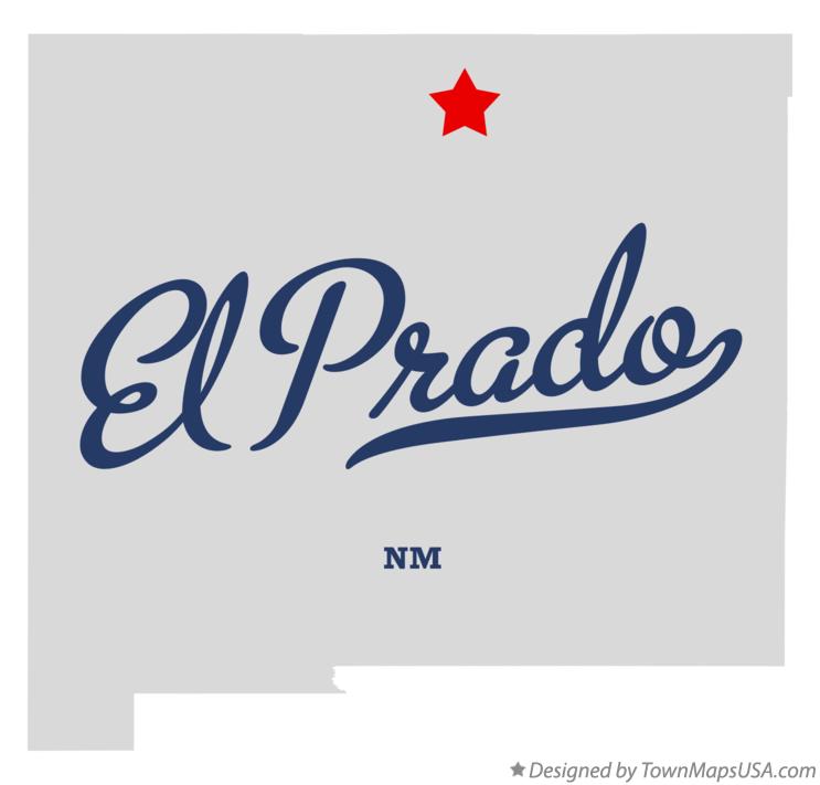 Map of El Prado New Mexico NM