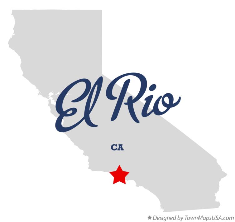 Map of El Rio California CA