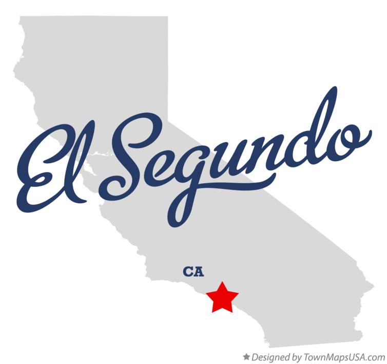 Map of El Segundo California CA