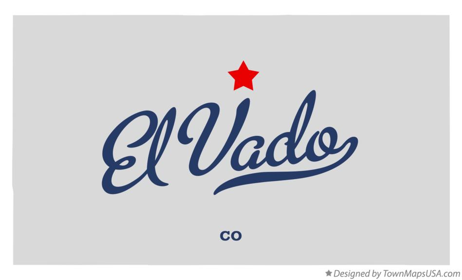 Map of El Vado Colorado CO