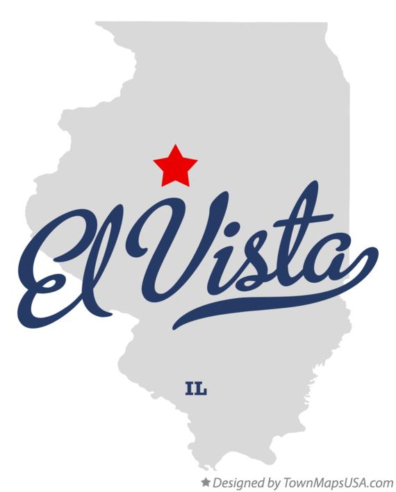 Map of El Vista Illinois IL