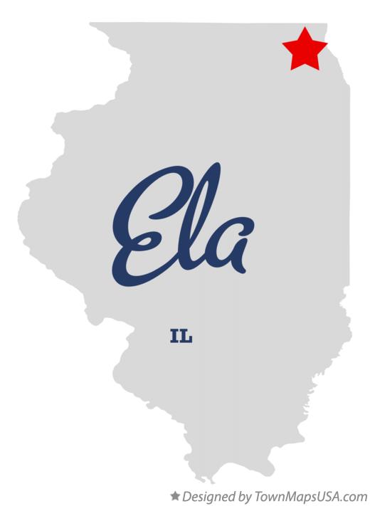 Map of Ela Illinois IL