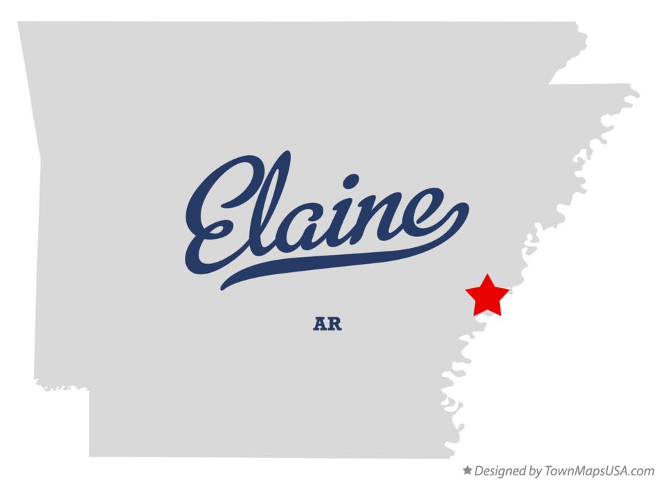 Map of Elaine Arkansas AR