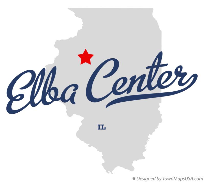 Map of Elba Center Illinois IL