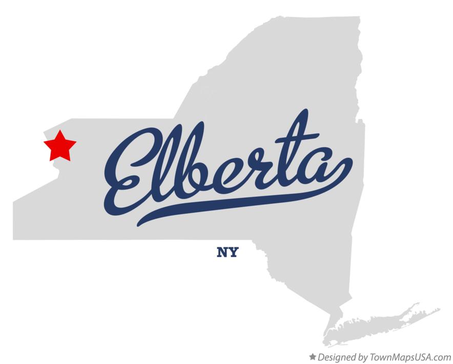 Map of Elberta New York NY