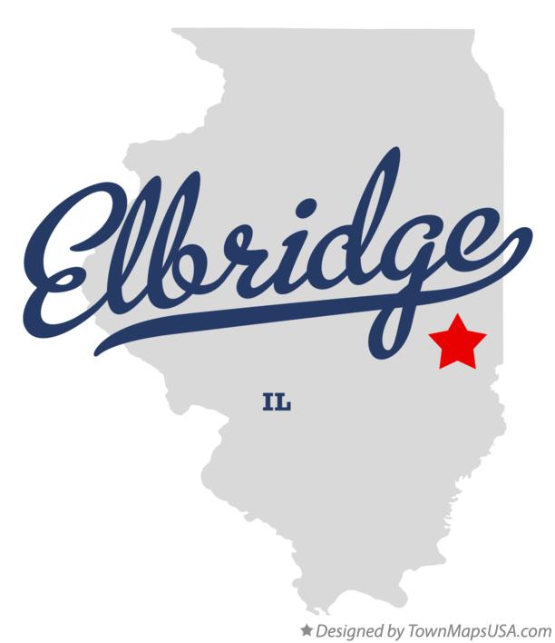 Map of Elbridge Illinois IL