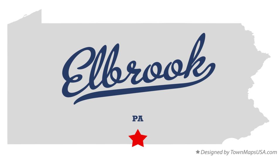 Map of Elbrook Pennsylvania PA
