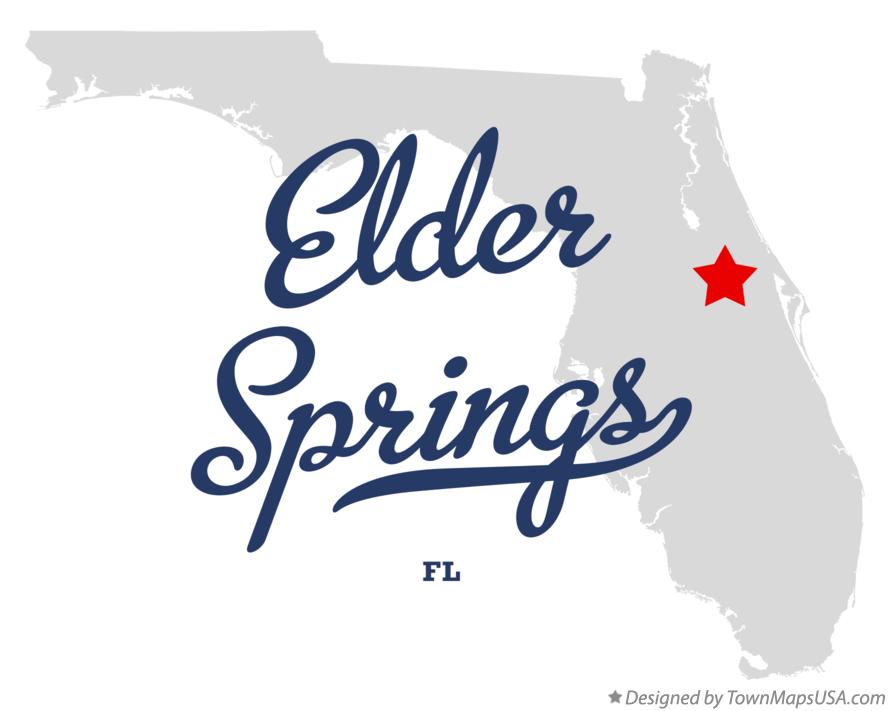 Map of Elder Springs Florida FL