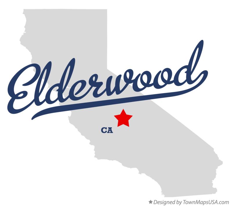 Map of Elderwood California CA
