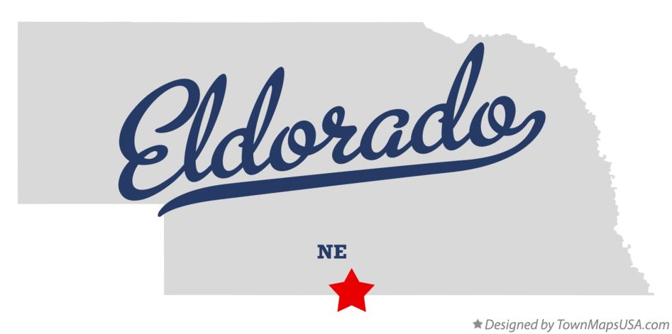 Map of Eldorado Nebraska NE