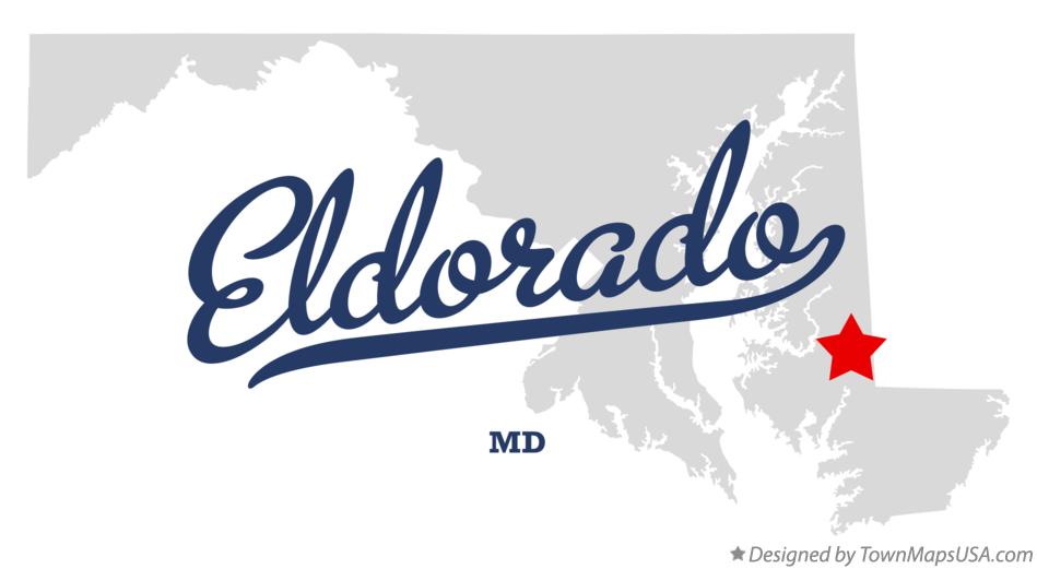 Map of Eldorado Maryland MD
