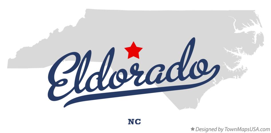 Map of Eldorado North Carolina NC
