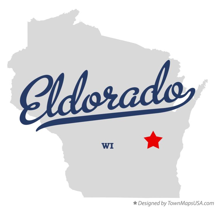 Map of Eldorado Wisconsin WI