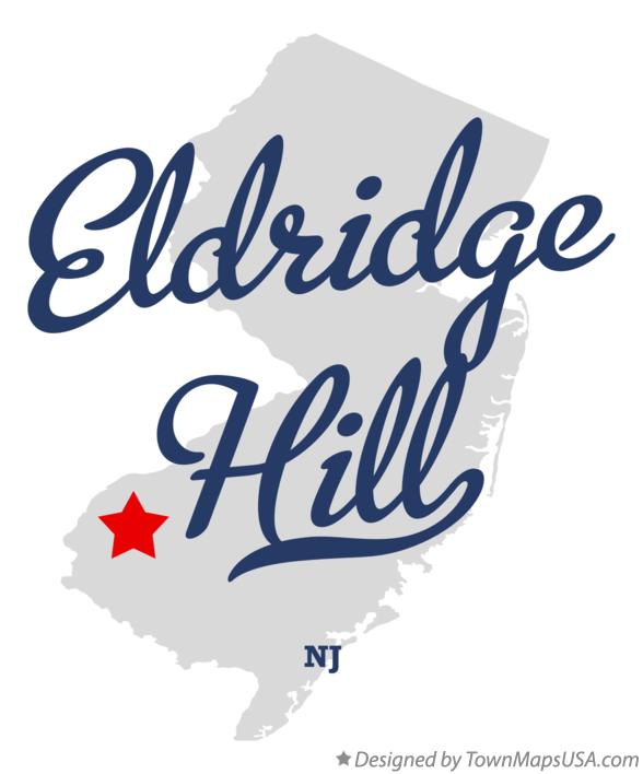 Map of Eldridge Hill New Jersey NJ