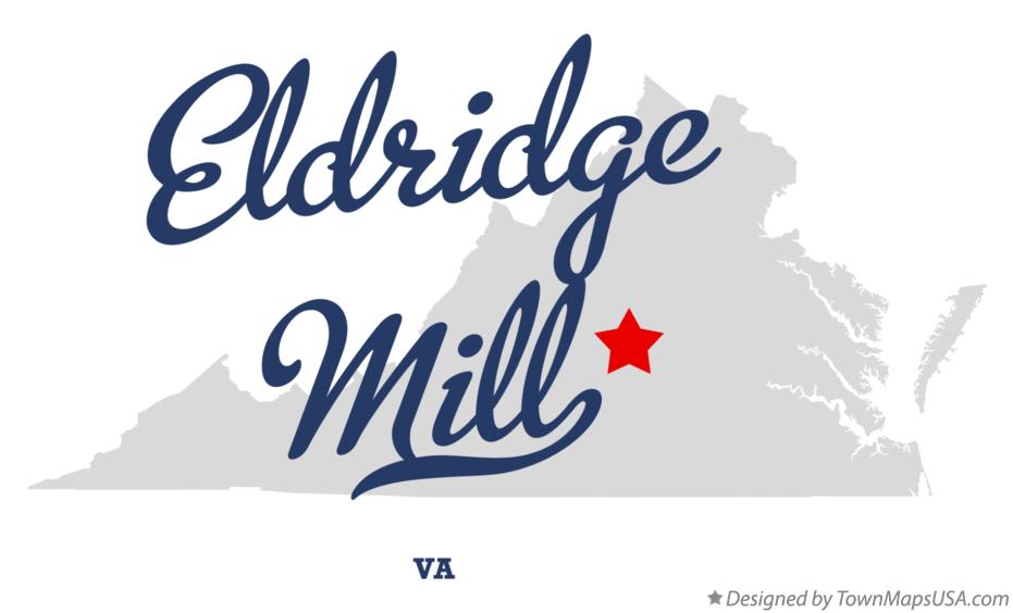 Map of Eldridge Mill Virginia VA