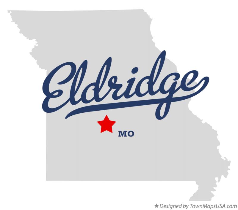 Map of Eldridge Missouri MO