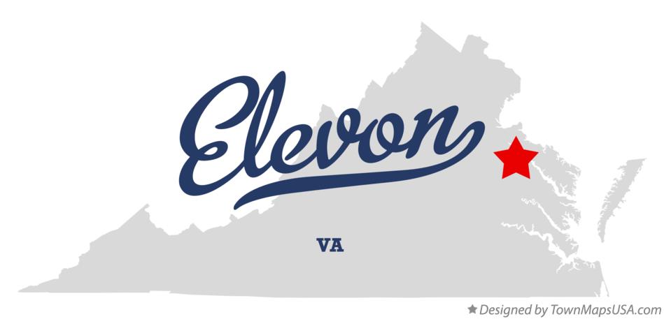 Map of Elevon Virginia VA