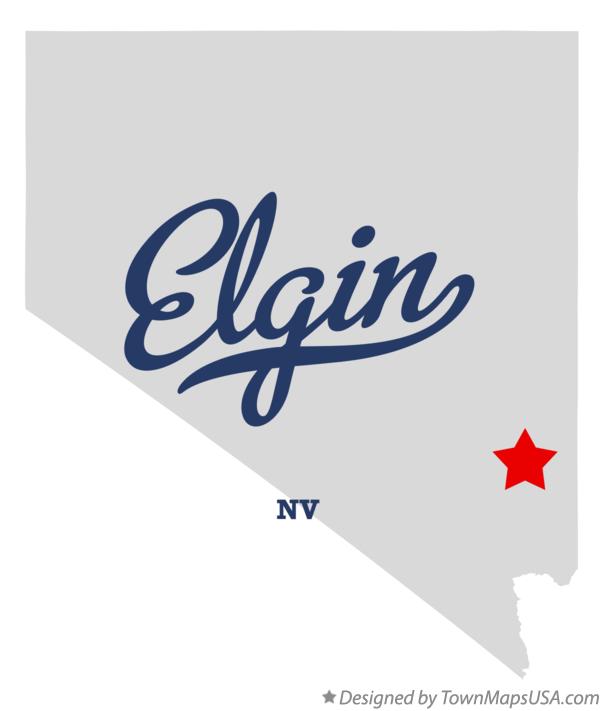 Map of Elgin Nevada NV