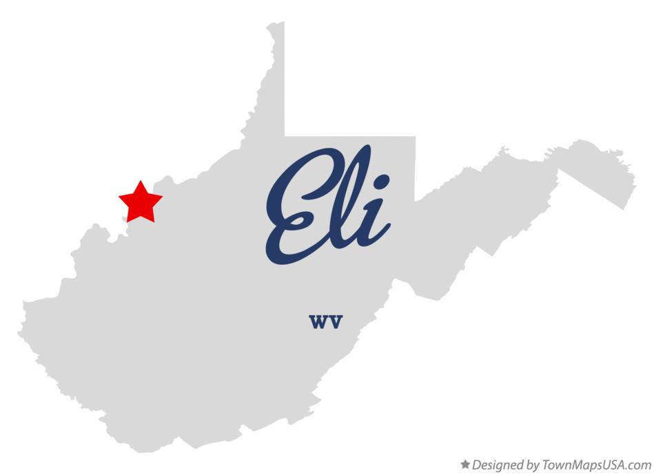 Map of Eli West Virginia WV