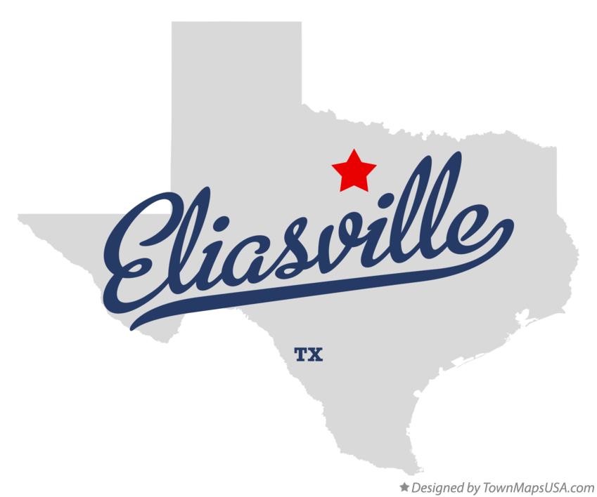 Map of Eliasville Texas TX