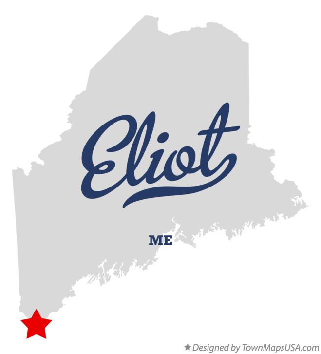 Map of Eliot Maine ME