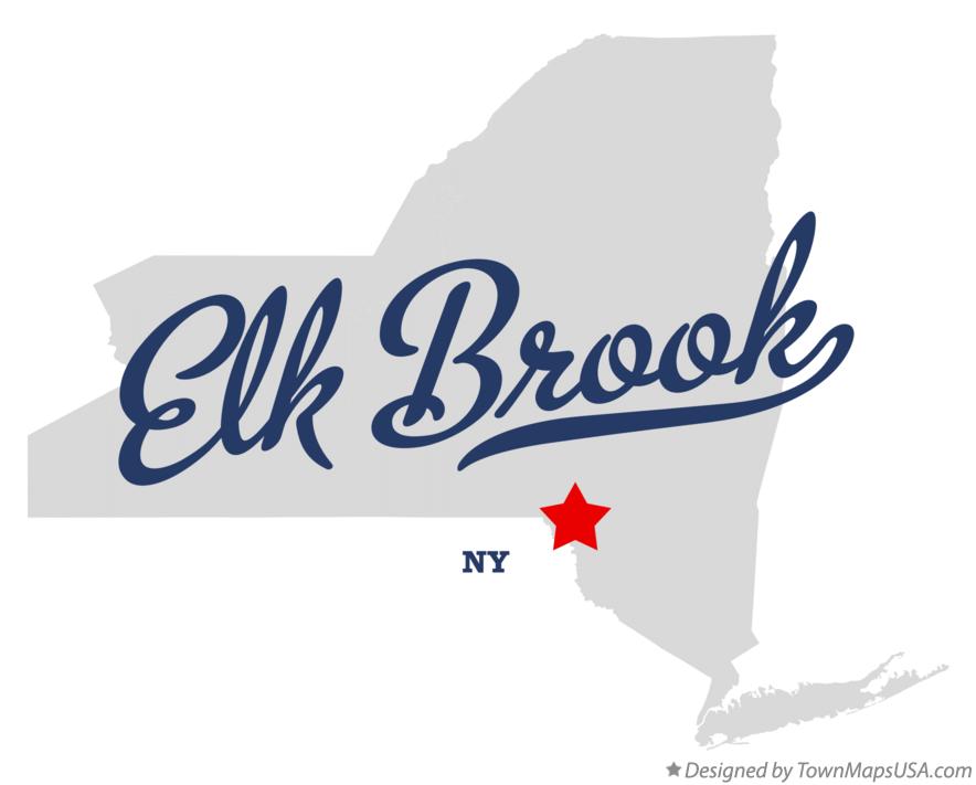 Map of Elk Brook New York NY