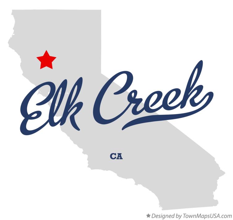 Map of Elk Creek California CA