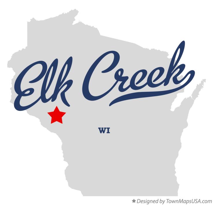 Map of Elk Creek Wisconsin WI