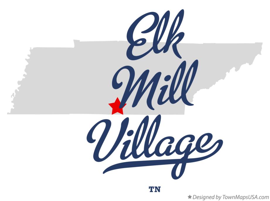 Map of Elk Mill Village Tennessee TN