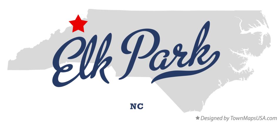 Map of Elk Park North Carolina NC