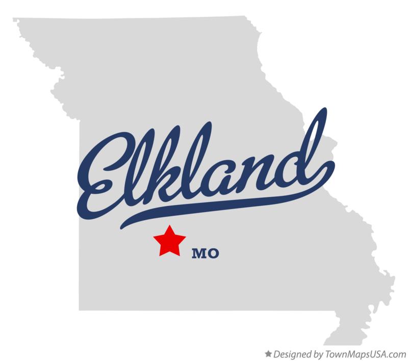 Map of Elkland Missouri MO