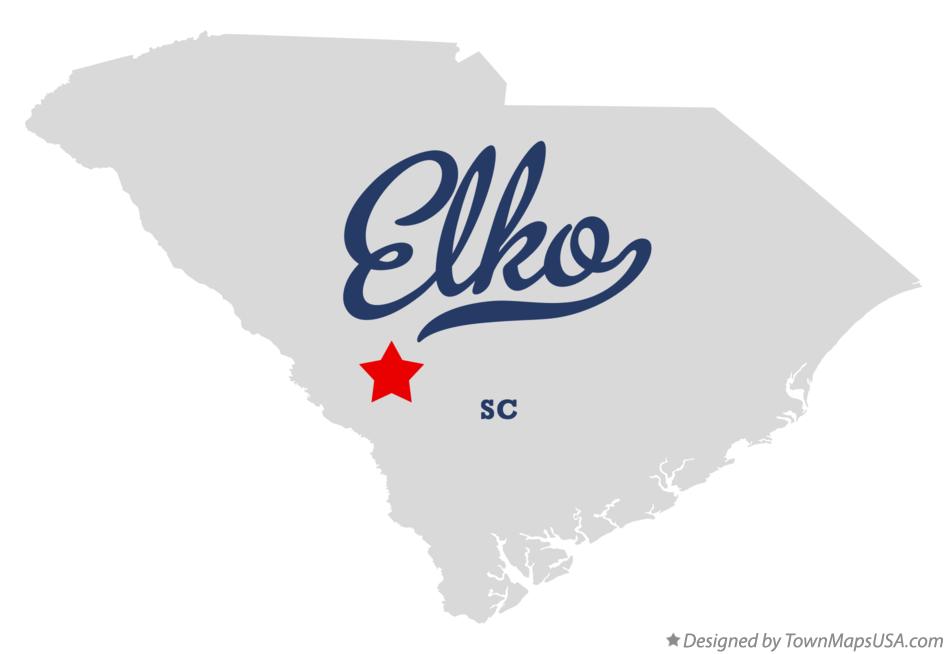 Map of Elko South Carolina SC