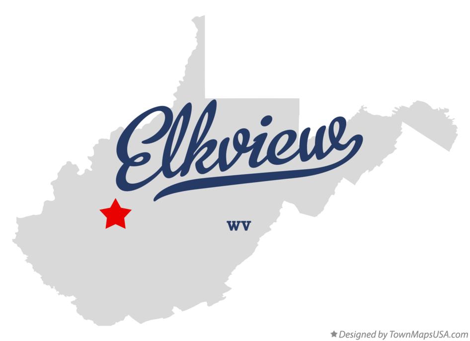 Map of Elkview West Virginia WV