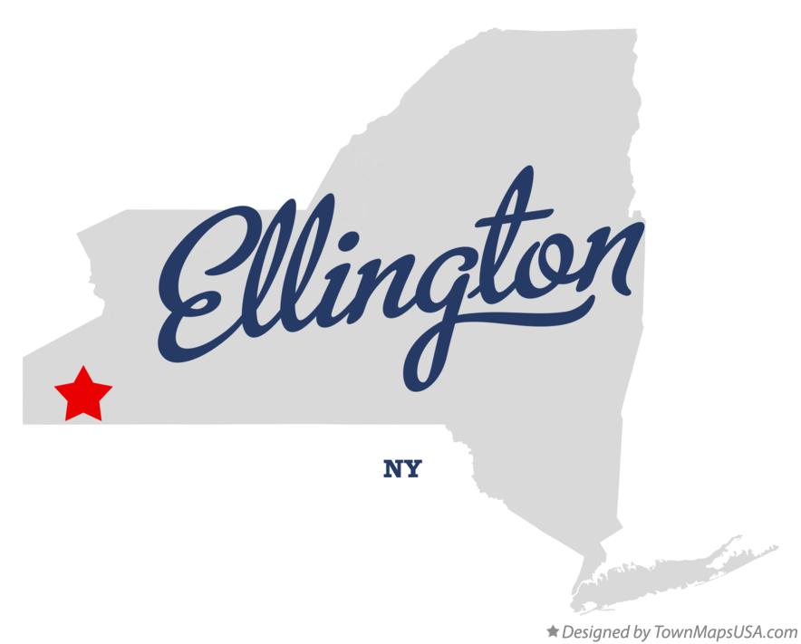 Map of Ellington New York NY