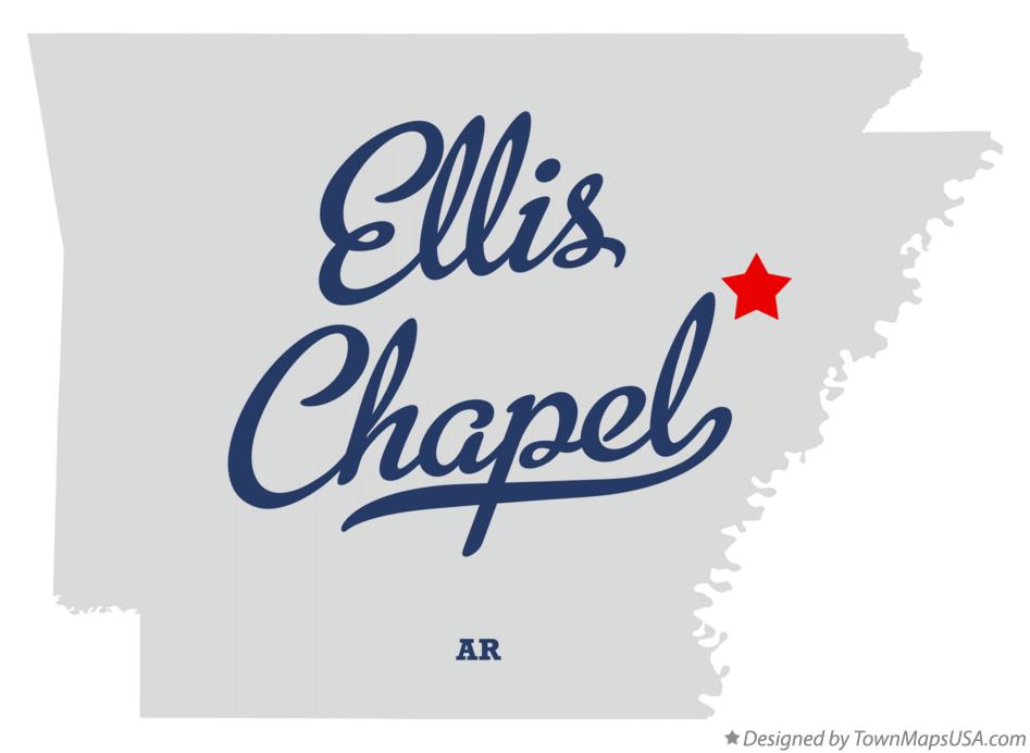 Map of Ellis Chapel Arkansas AR
