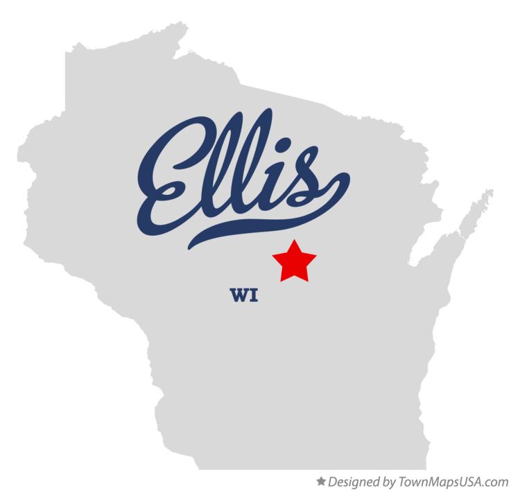 Map of Ellis Wisconsin WI
