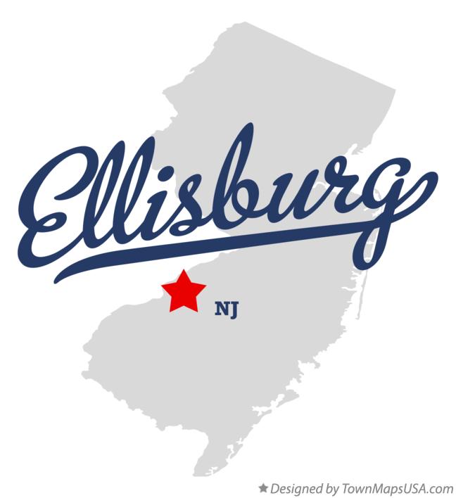 Map of Ellisburg New Jersey NJ