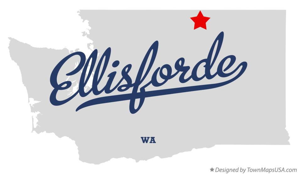 Map of Ellisforde Washington WA