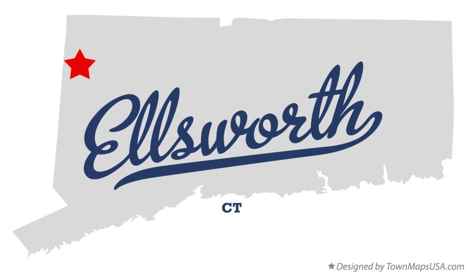 Map of Ellsworth Connecticut CT