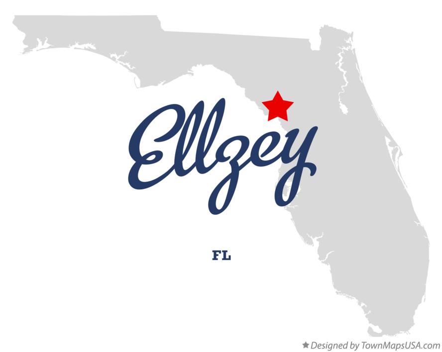Map of Ellzey Florida FL