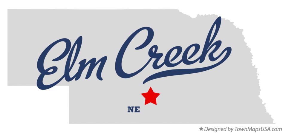 Map of Elm Creek Nebraska NE