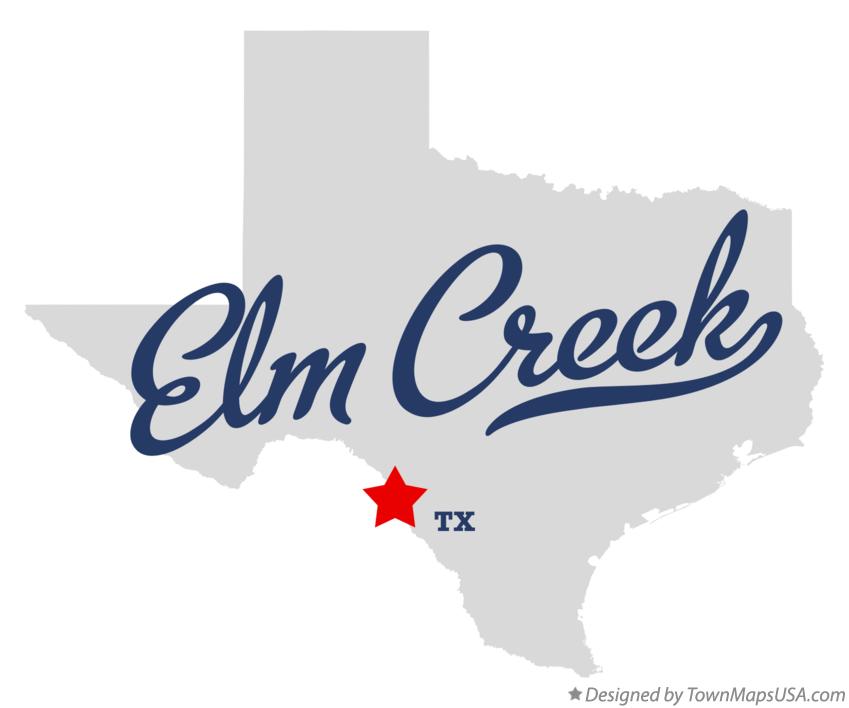 Map of Elm Creek Texas TX