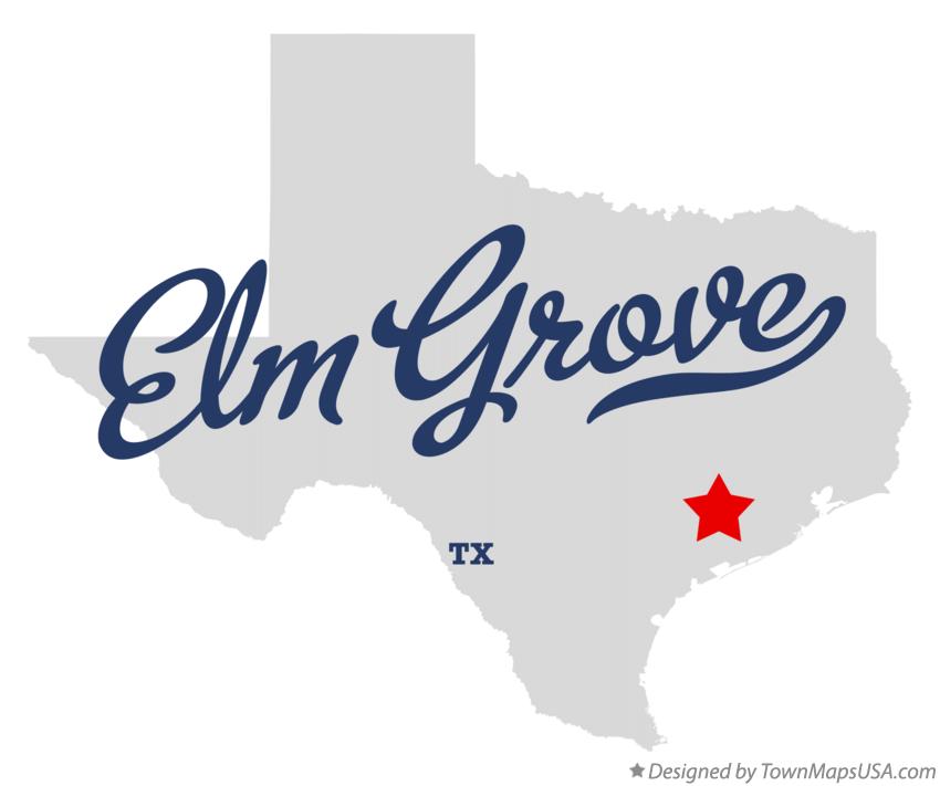 Map of Elm Grove Texas TX