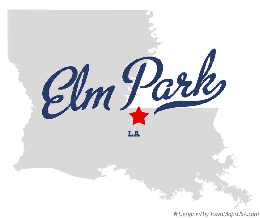 Map of Elm Park Louisiana LA