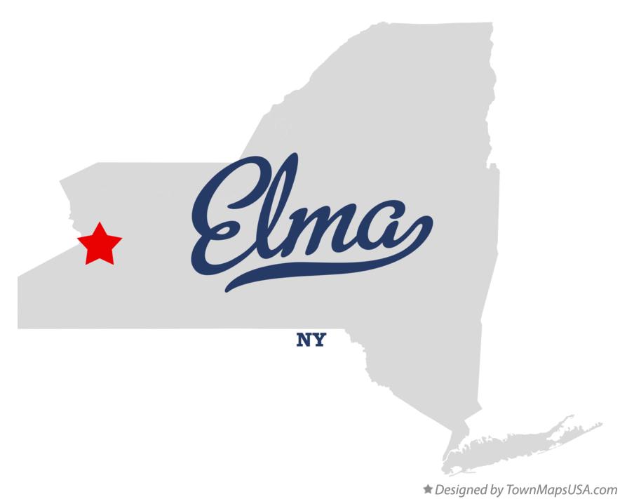 Map of Elma New York NY