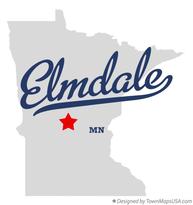 Map of Elmdale Minnesota MN