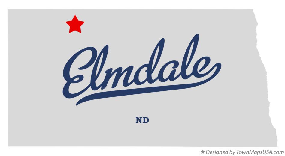 Map of Elmdale North Dakota ND