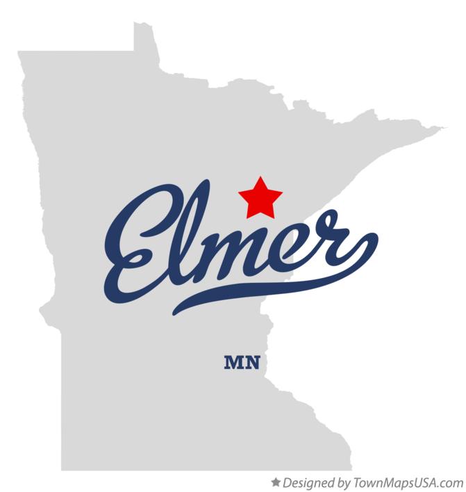 Map of Elmer Minnesota MN