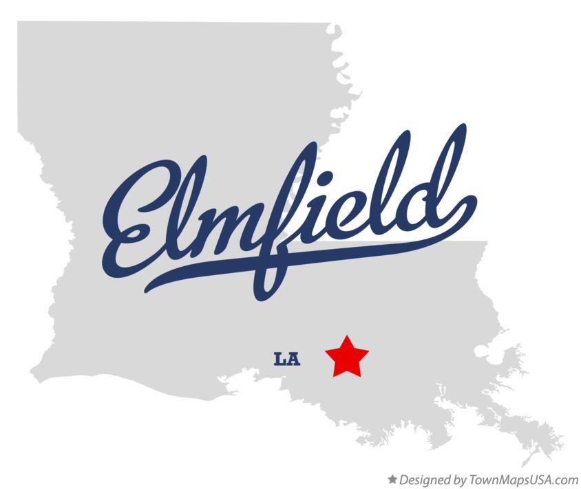 Map of Elmfield Louisiana LA