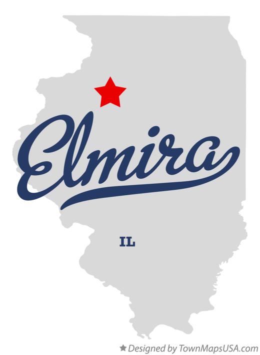 Map of Elmira Illinois IL